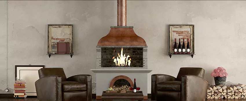 Thelin Hearth Products Providence Pellet Insert Fireplace Installation in Milford Mill, MD