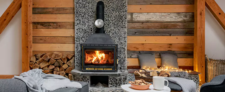 Thelin Hearth Products Direct Vent Gas Stove Fireplace Inspection in Milford Mill, Maryland